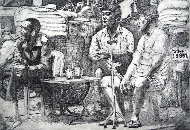 Drinking Tea- Hanoi