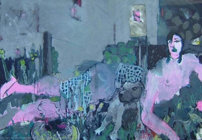 Woman and Dog