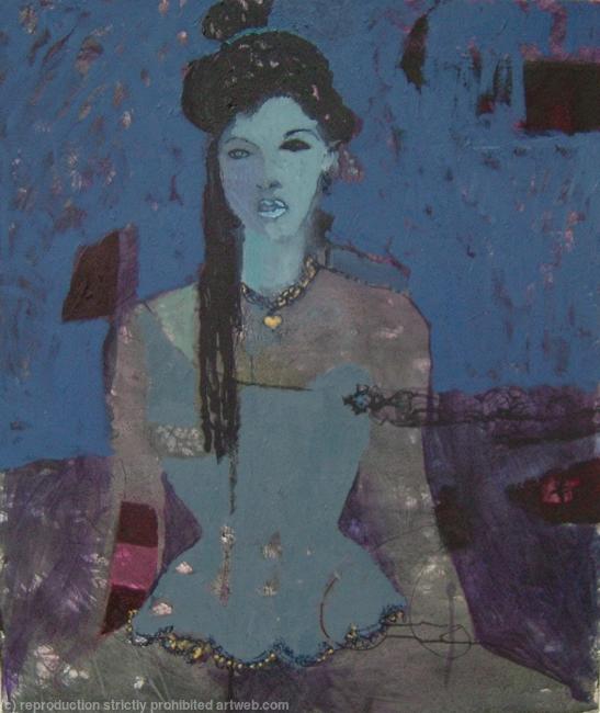 Blue Corset