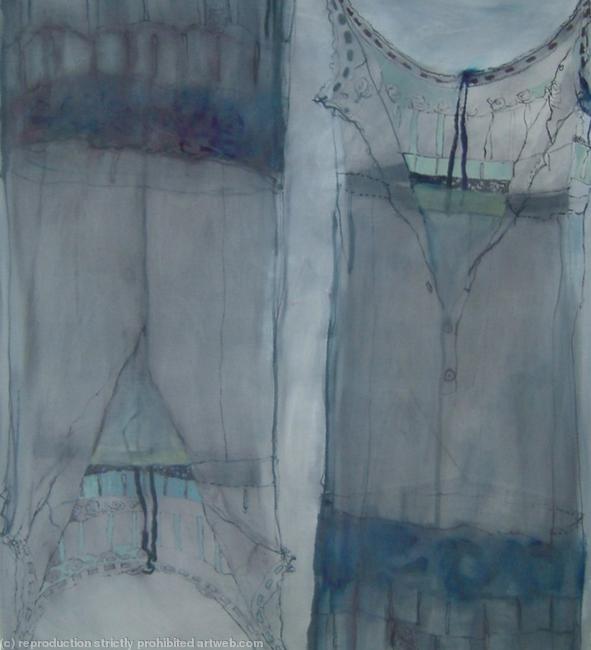 transparent blue petticoat