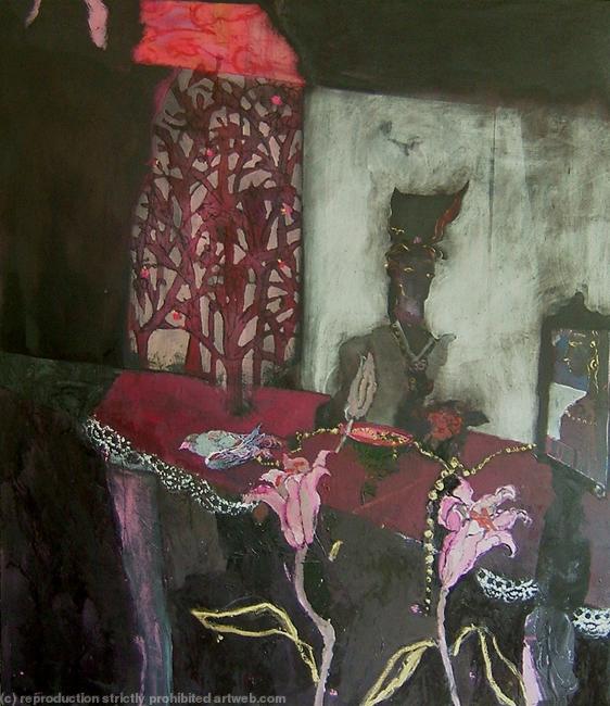 Woman with dark secret