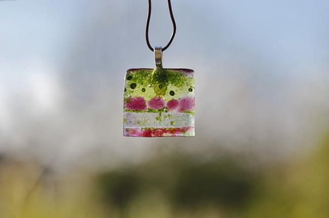 Roses on the River Pendant