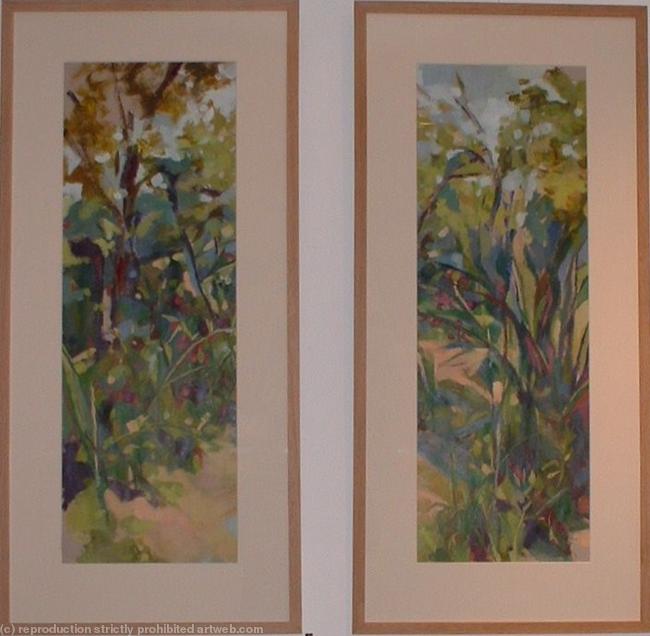 Pair of landscapes