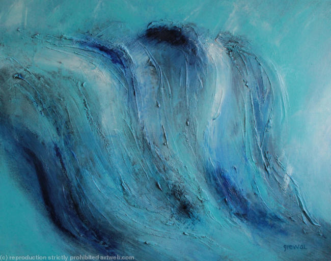 Blue Elemental wave