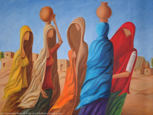 Thar Village girls
