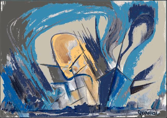 Blue abstract 4