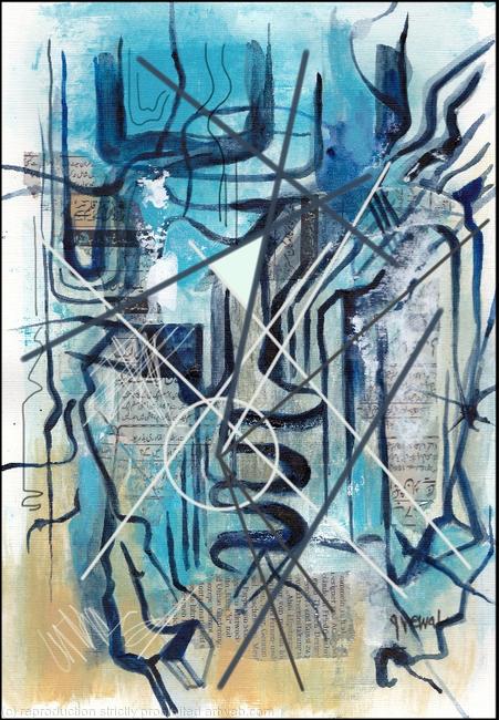 Blue abstract 5