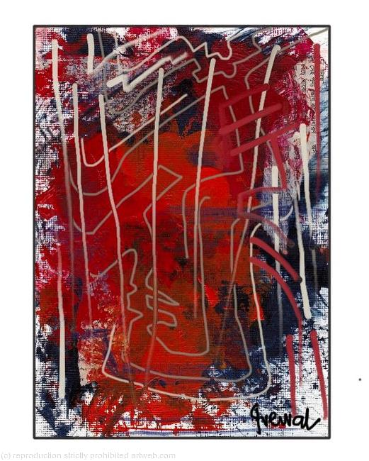 Red abstract