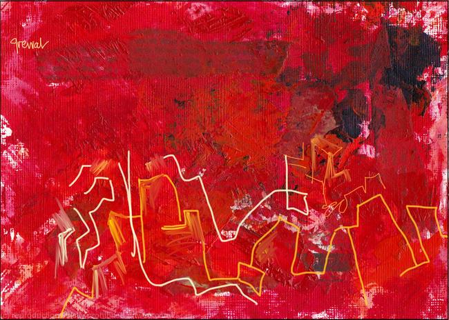 Red abstract 1