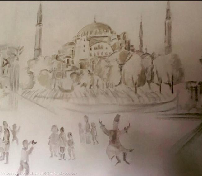 Istanbul mural