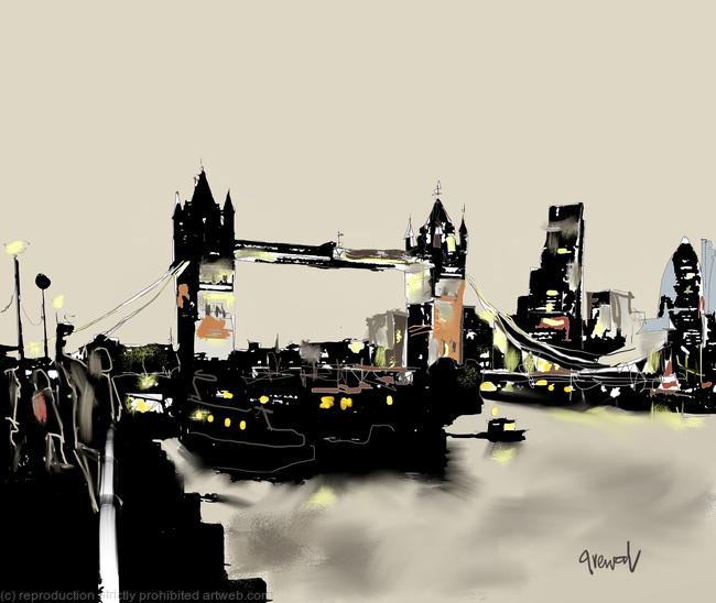 London painting
