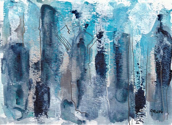 Blue abstract