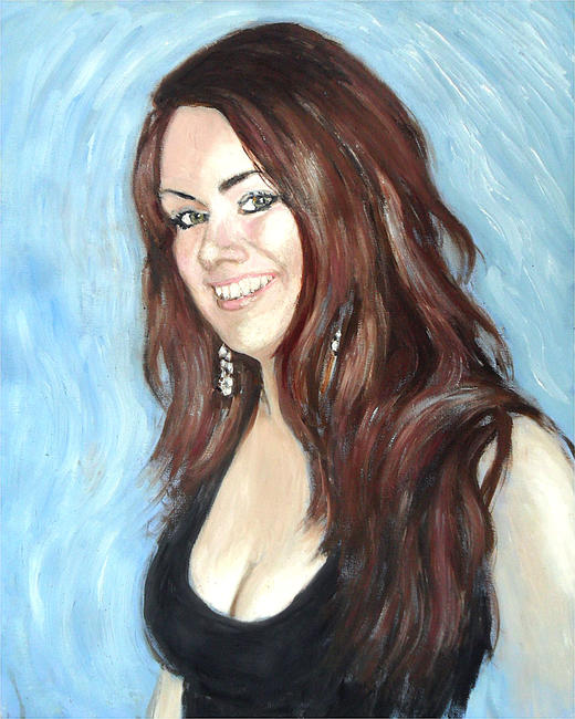 portrait of a young woman