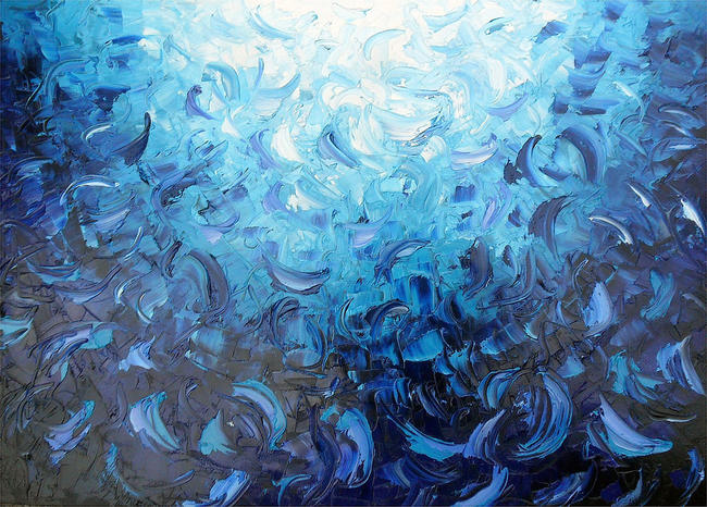 blue abstract