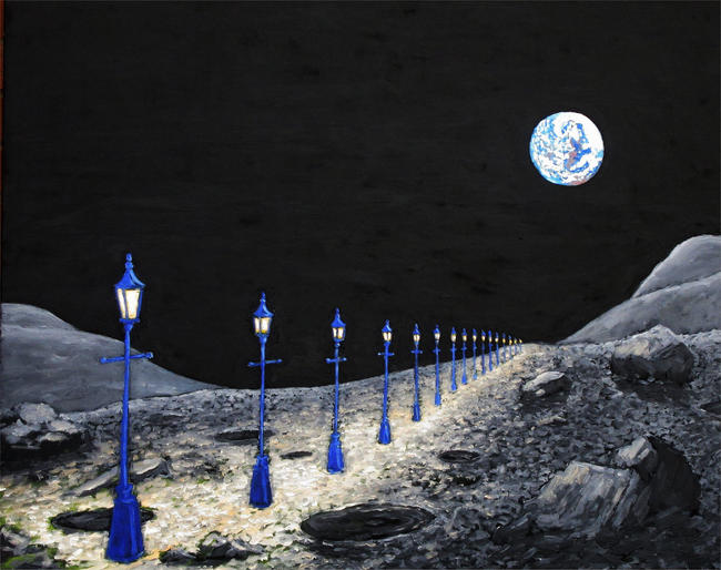 moon10: full Earth: streetlights
