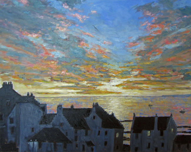 sunrise from pittenweem