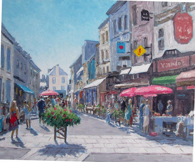 st vaast la hougue street scene