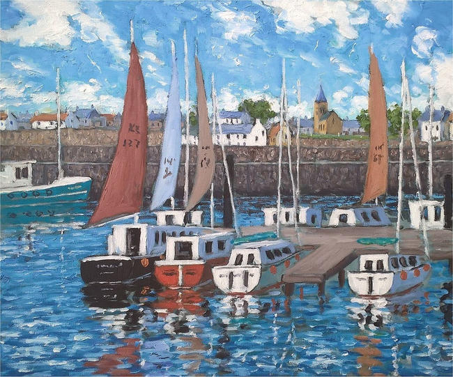 yachts in anstruther harbour
