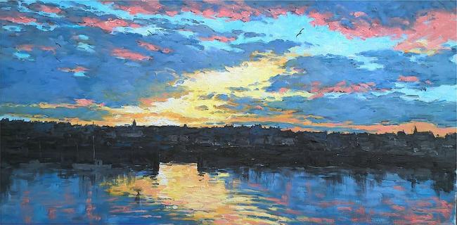 westpier sunset, anstruther VIII