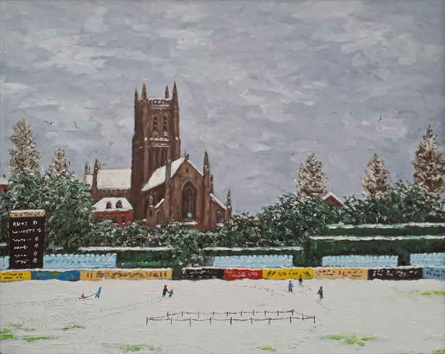 worcester cricket ground in winter II