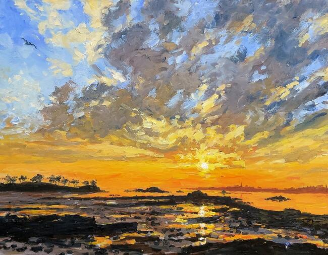 roscoff sunset