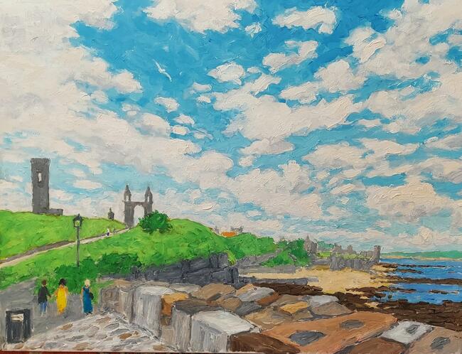 view of st andrews fromthe pier