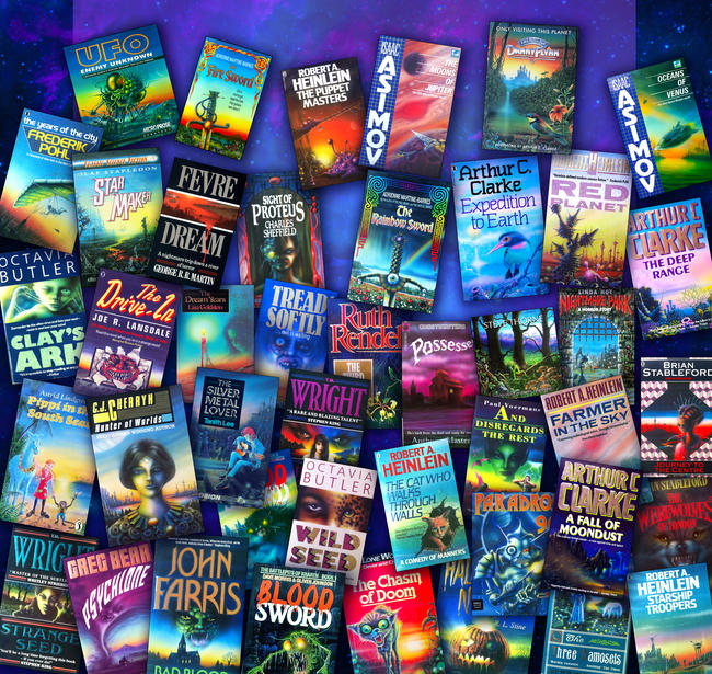 Books everywhere...