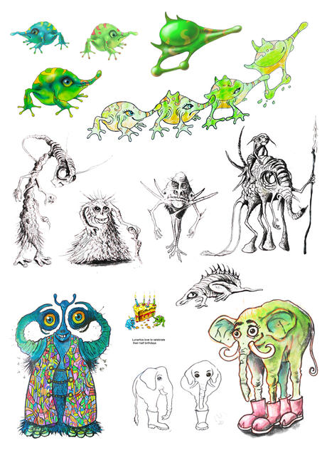 Moon Aliens Concepts 8