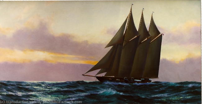 THE SCHOONER THE 'ATLANTIC'