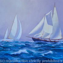 YACHTS OFF THE COAST