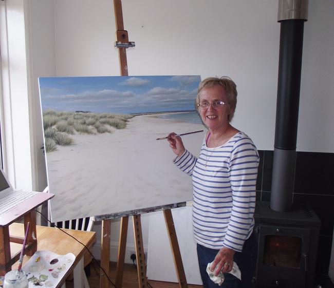 This is me working on my latest commission