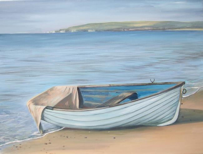 Fishing Boat At Dorley Chine sold