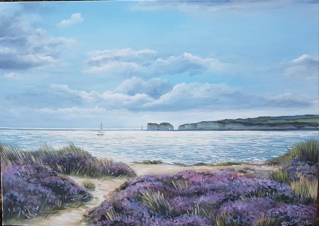 Heather path to Old Harry
