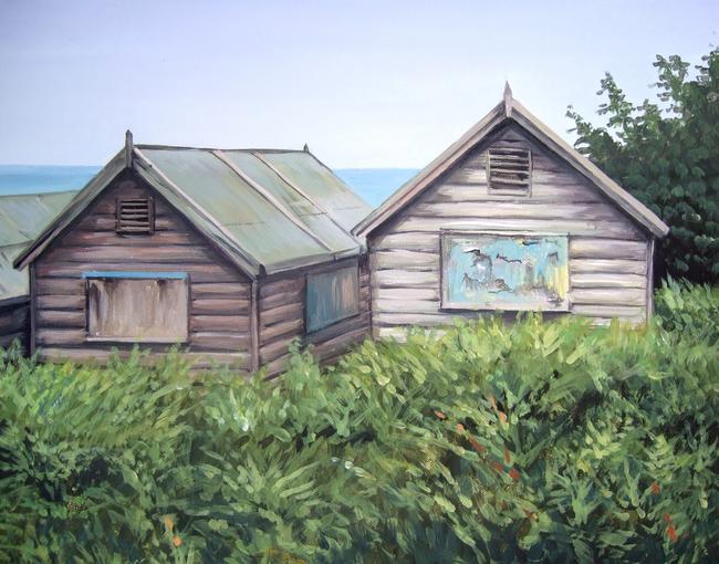 Beach Huts Middle Beach Dorset