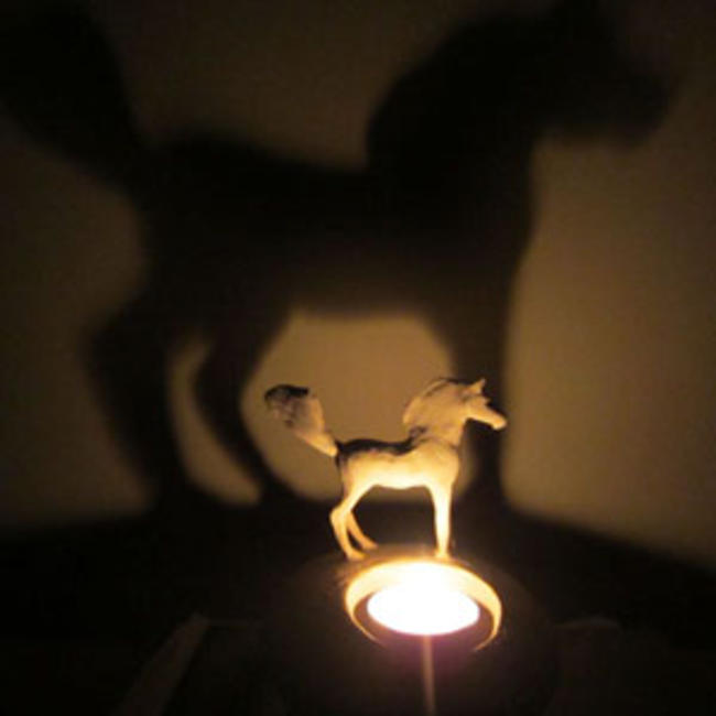 Shadow Horse Candle Bowl
