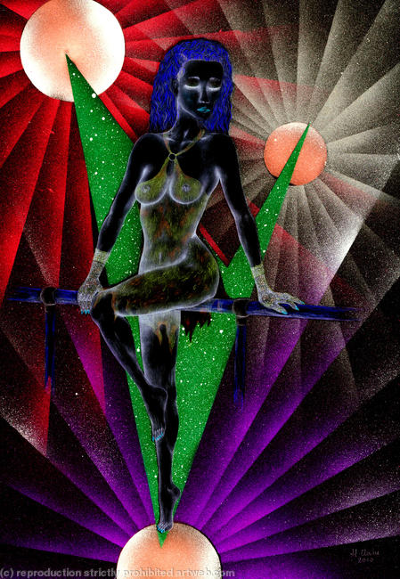 Rainbow ballet.