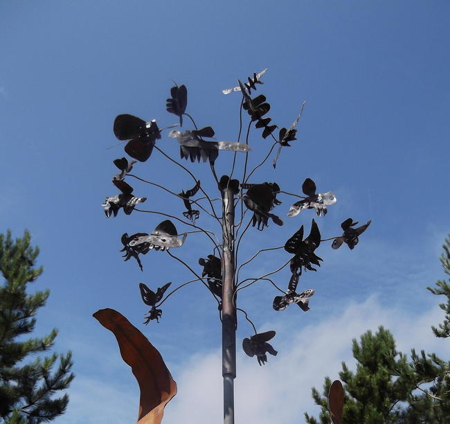 Garden Bug Plant Sculpture