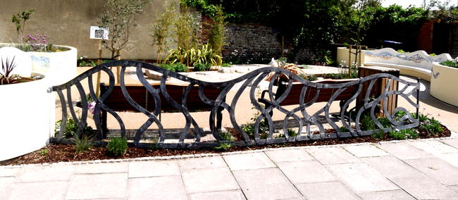Downs Meets Sea sculptural railings