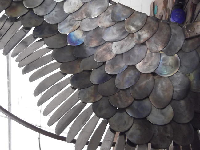 making eagle wings