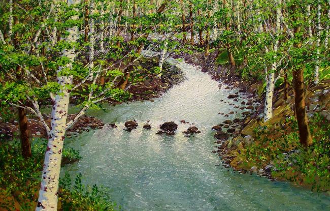 View up the river- 24th/25th/26th August