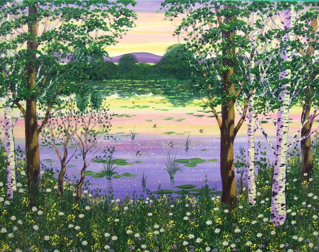 Evening at the Mill Pond - July 18th