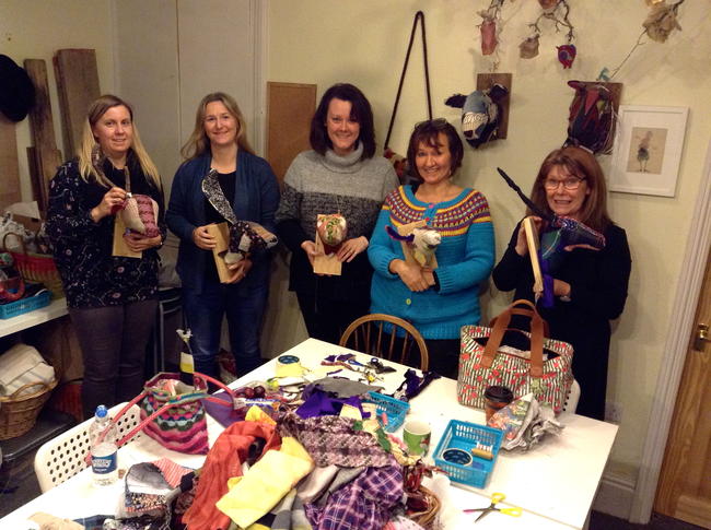 textile taxidermy workshop