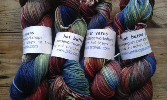 Raspberry and plum cobbler yarn inspiration