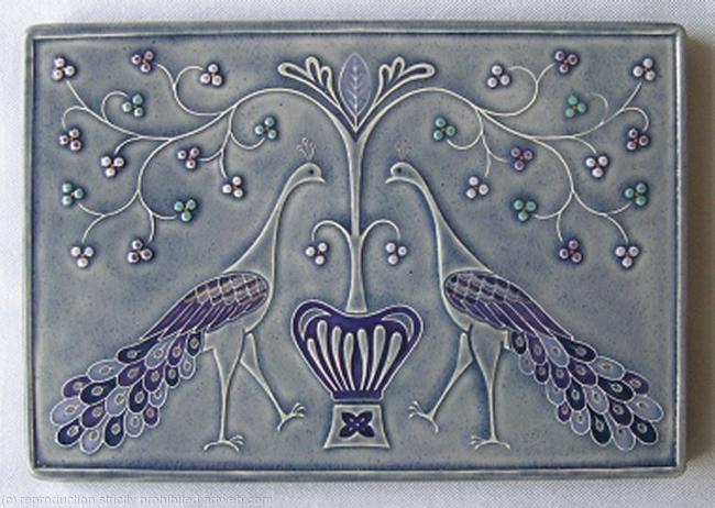 Peacocks with Tree of Life