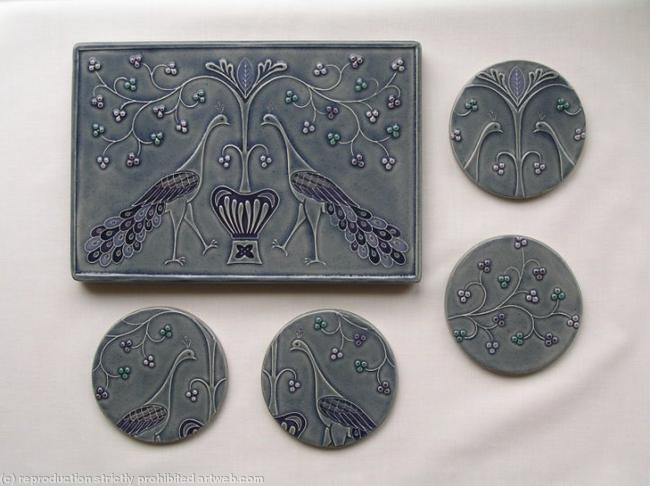 Peacocks with Tree of Life