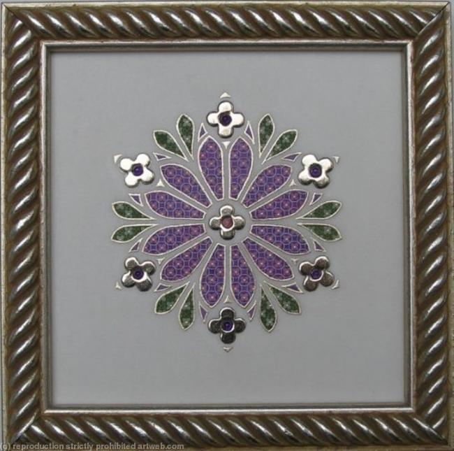 Miniature Illuminated Tracery Flower