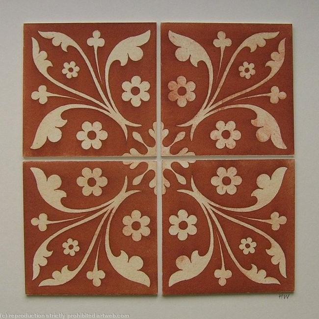 Medieval Tiles - Flowers