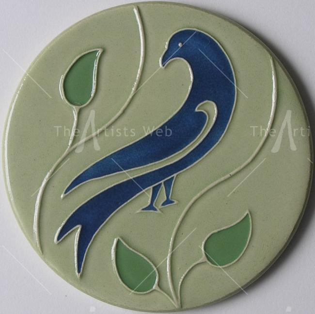 Dawn Chorus Coaster - Blue