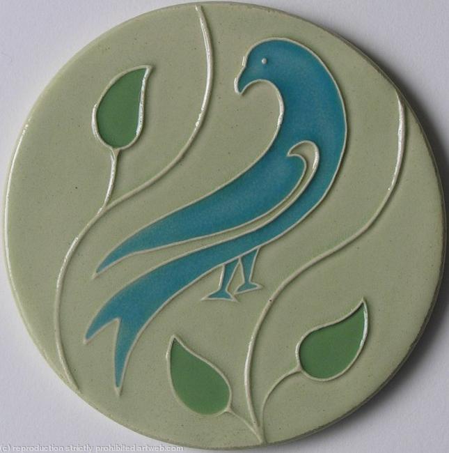 Dawn Chorus Coaster - Turquoise