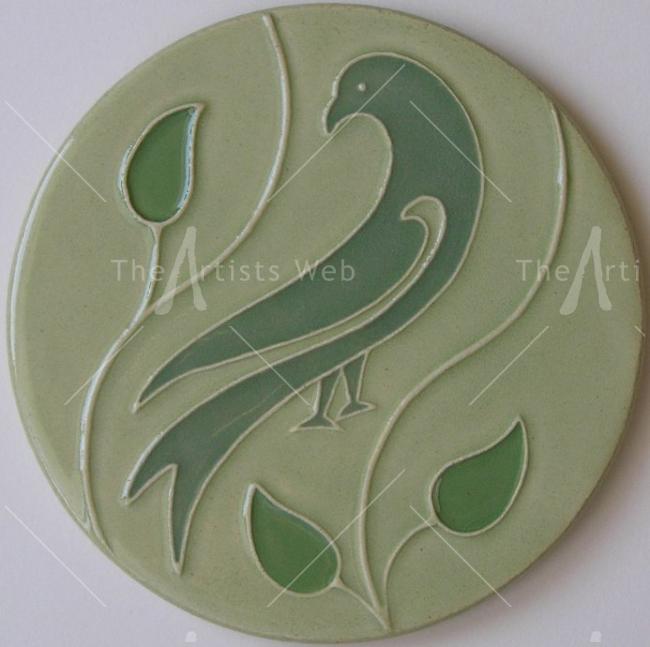Dawn Chorus Coaster - Green